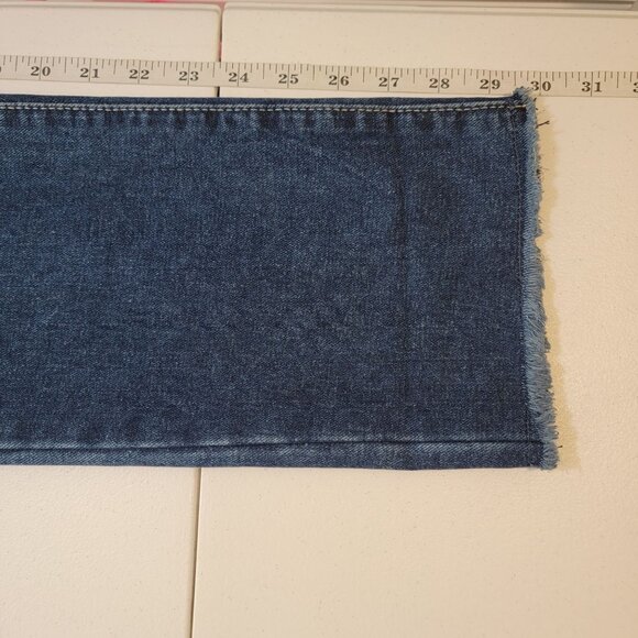 Joes Jeans Eden Relaxed Crop Straight Leg High Rise Raw Hem 26X30 - Picture 14 of 14
